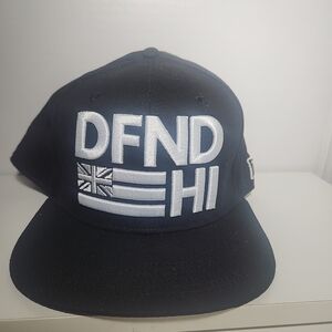 DFND HI Black Snapback Hat